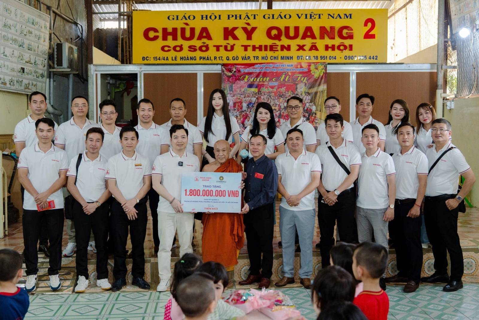 TRÁI TIM THIÊN KHÔI LAN TỎA YÊU THƯƠNG ĐẾN CHÙA KỲ QUANG II - TP HỒ CHÍ MINH