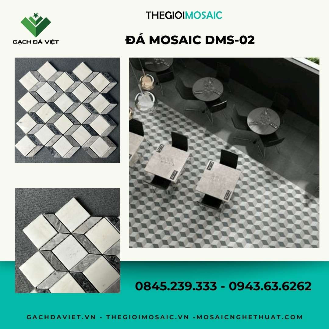 Đá mosaic lập phương DMS-02