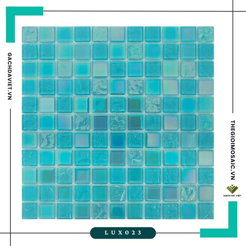 Gạch mosaic cao cấp ánh kim MSAK-LUX023