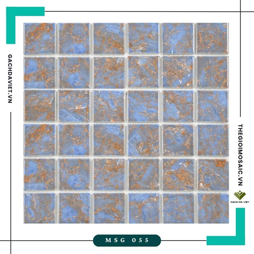 Gạch mosaic gốm men trơn KT 48x48 MSG 055