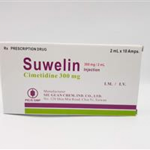 Suwelin (Cimetidine 300Mg) Tiêm _Taiwan (H/10 Ống/2Ml)