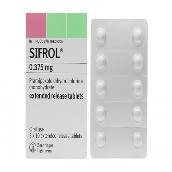 Sifrol Pramipexole 0.375Mg Boehringer (H/30V)