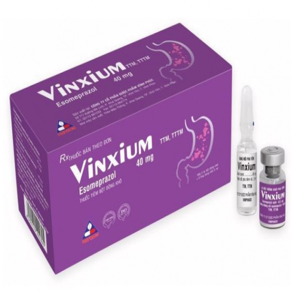 Vinxium 40Mg (Esomeprazol) Tiêm _Vĩnh Phúc (H/10 Lọ) To