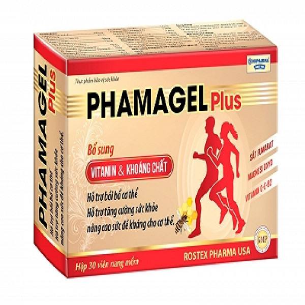 Phamagel Plus (10 Vỉ X 10 Viên) Rostex Pharma