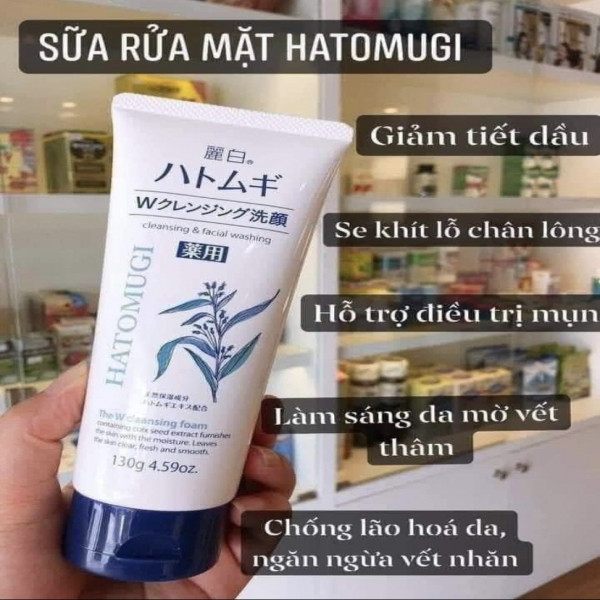SRM Hatomugi Trắng Ý Dĩ