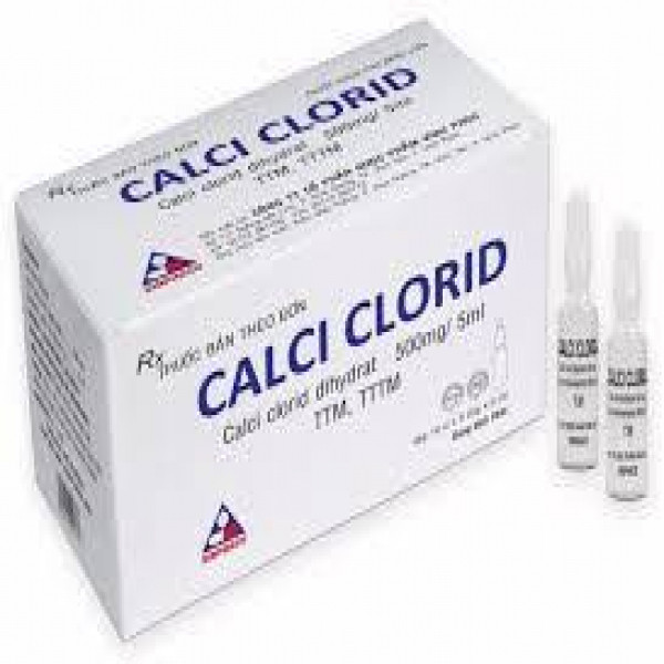 Calci Clorid 500Mg/5Ml Tm Vĩnh Phúc (H/100Ố/5Ml)