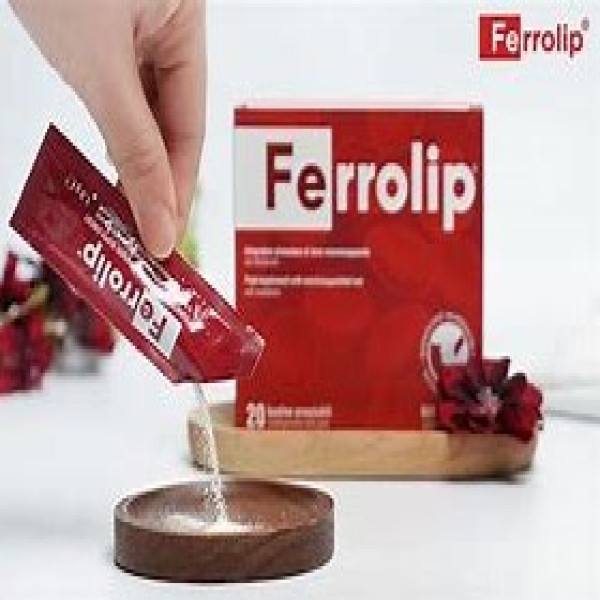 Bổ Máu Ferrolip Sắt Gói _Italia (H20 Gói)