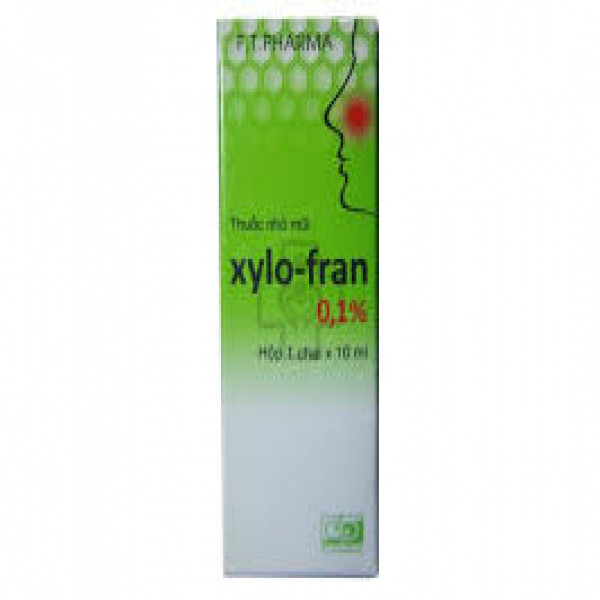 Xylo-Fran 0.1% Nhỏ Mũi Người Lớn _Dp 32 (Cọc10L10Ml)