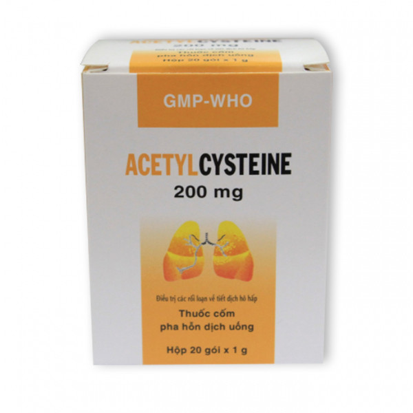 Acetylcysteine 200Mg Gói _Đồng Nai (H20Gói X1Gr)