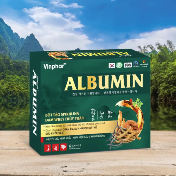 Albumin _Xanh, Vinphar (H60 Viên )