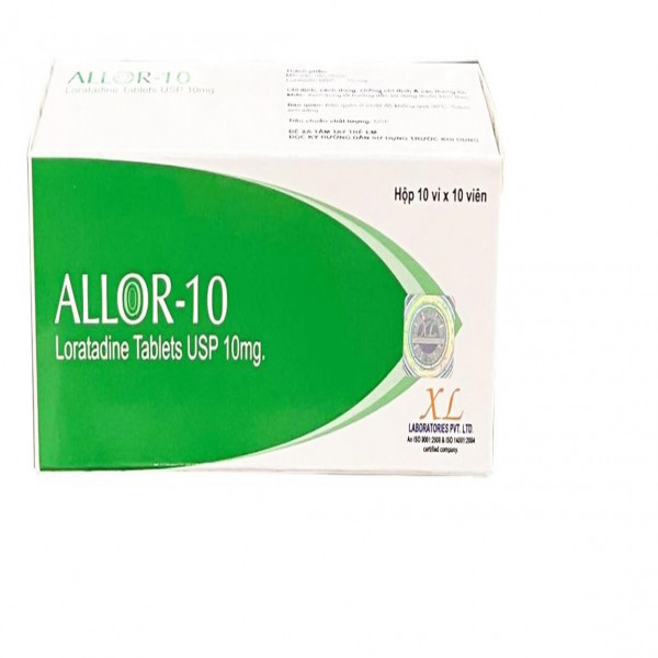 Allor-10 (Loratadine 10Mg) _Ấn (H100V)
