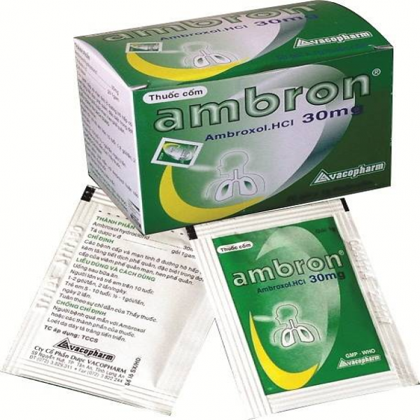 Ambron (Ambroxol ) Gói _Vacopharm (H50Gói1Gr) (Gói)