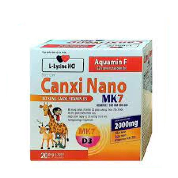 Aquamin F Canxi Nano Mk7 Tảo Đỏ _Cam Vuông (H20 Ống)