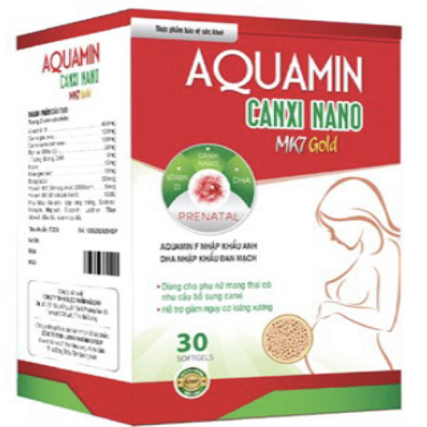 Aquamin Canxi Nano Mk7 Gold _Bổ Bầu, Hải Linh (L30V)
