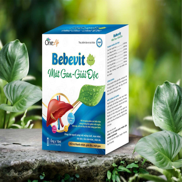 Bổ Gan Ống Bebevit Mát Gan Giải Độc _Onelife (H20 Ống)