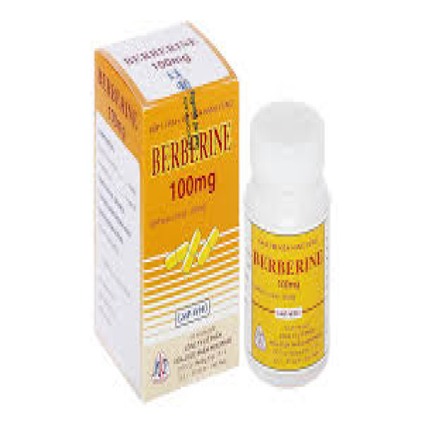 Berberin 100Mg Nang _Mekophar (Lọ100V)