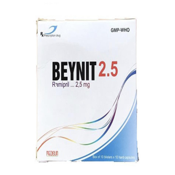 Beynit (Ramipril 2,5Mg) _Medisun (H10 Vỉ X 10V)