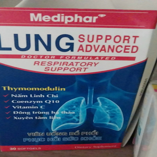 Bổ Phổi Lung Support _Mediphar Us (Lọ30Viên)