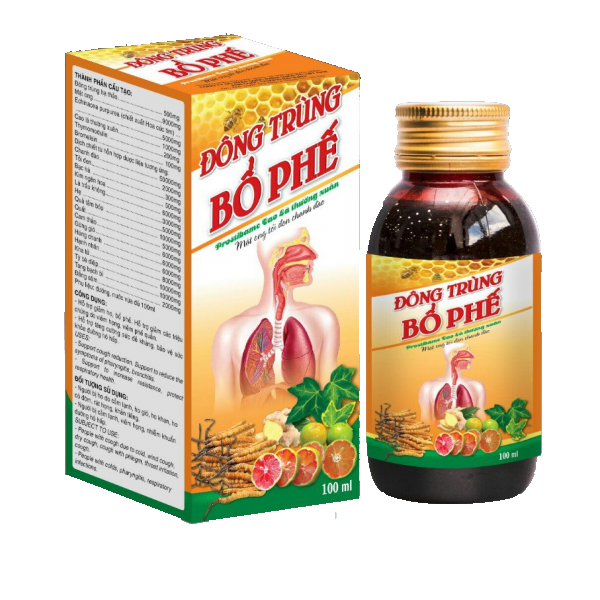 Siro Đông Trùng Bổ Phế Cam (L100Ml) K100