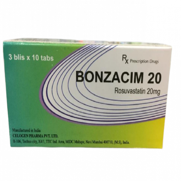 Bonzacim Rosuvastatin 20Mg Celogen (H30V)