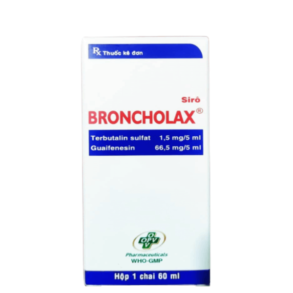 Broncholax Siro (Terbutalin + Carbocistein) _Opv (Lọ60Ml)