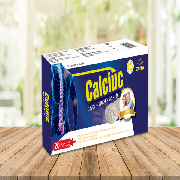 Calciuc Xanh Canxi Ống Người Lớn _Zena (H20 Ống)