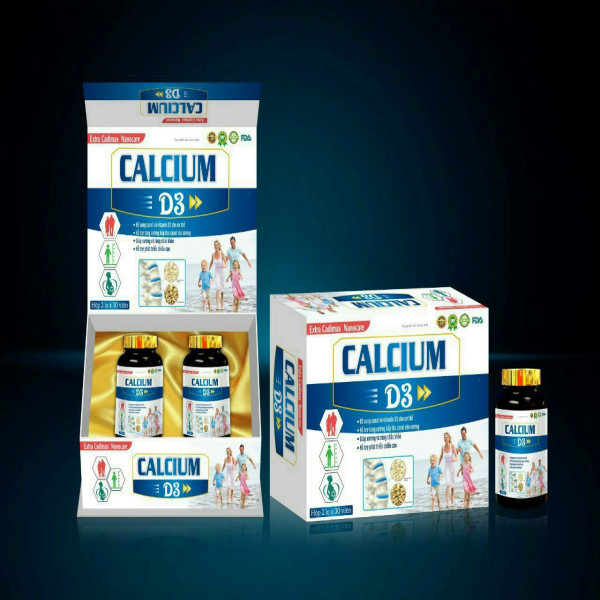 Calcium D3 _ Gỗ Gia Đình Chạy (H2 Lọ X 30V)