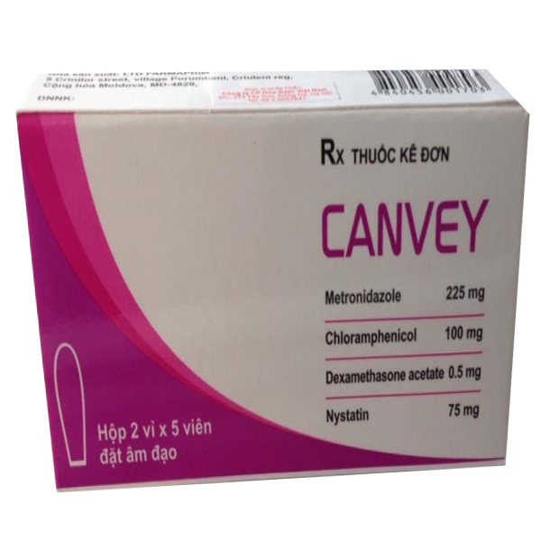 Canvey Thuốc Đặt Pk _Moldova (H2 Vỉ X 5V Đạn)