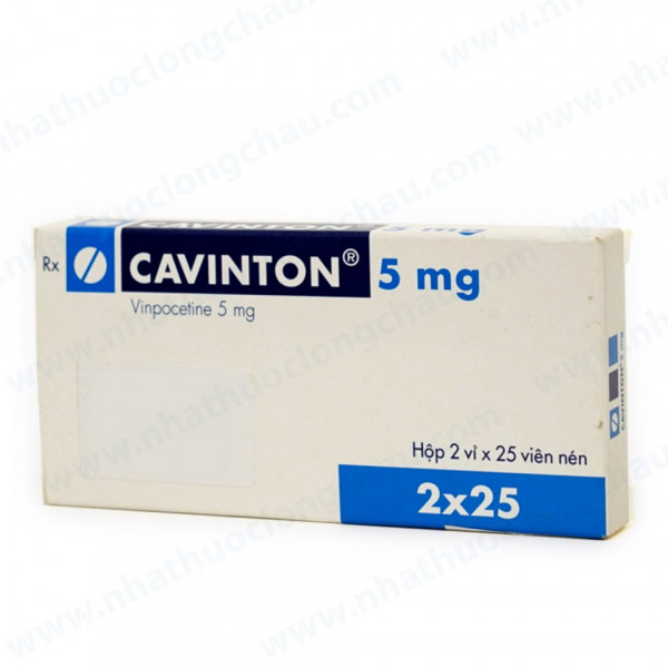 Cavinton 5Mg (Vinpocetin) _Hungary (H/2 Vỉ X 25V)