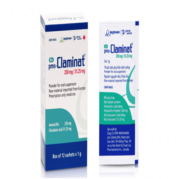 Claminat 250/31.25 Mg Imexpharm (H/12G)