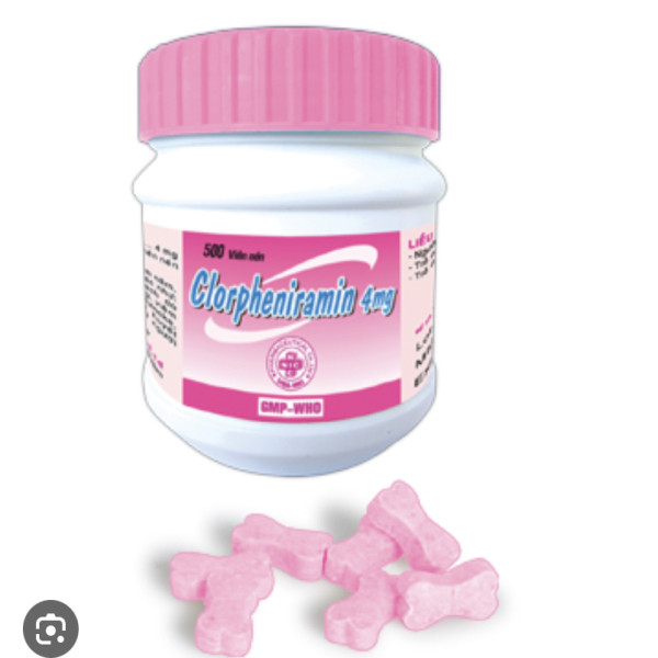 Clorpheniramin Nén Ngọt _ Nic (L500V)