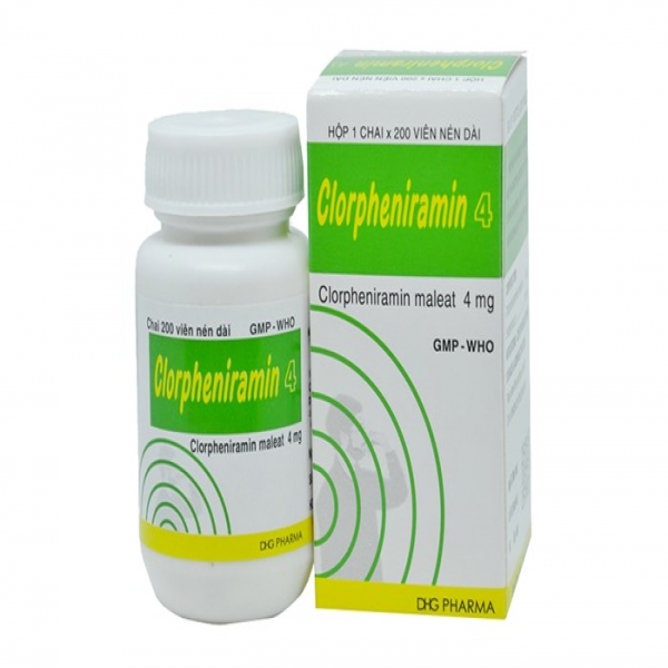Clorpheniramin 4Mg Lọ To _ Dhg (C200V)