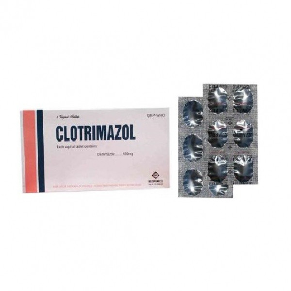 Clotrimazol 100Mg Đặt Pk _Medipharco (H6V)