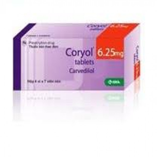 Coryol Tablets 6.25Mg Krka (H28V)