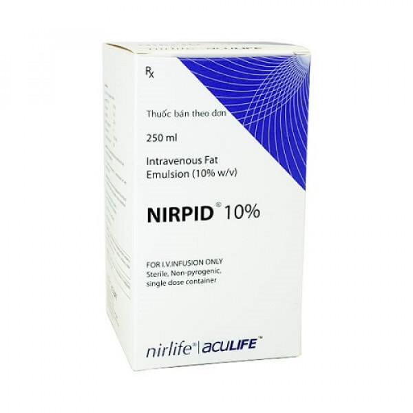 Nirpid 10% Đạm Sữa Truyền Aculife _Ấn (C/250Ml)