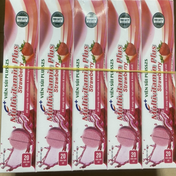 Sủi Dâu Multivitamin Có Vỏ Alpha 4G cọc 10t