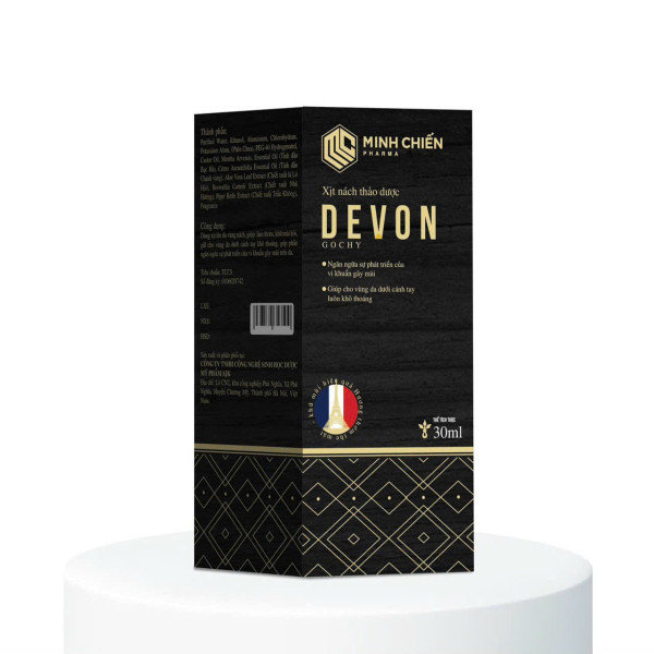 Xịt Nách Devon _Minh Chiến (Lọ/30Ml) Đen