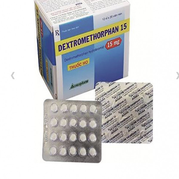 Dextromethorphan 15Mg _Nén, Vỉ Vacopharm