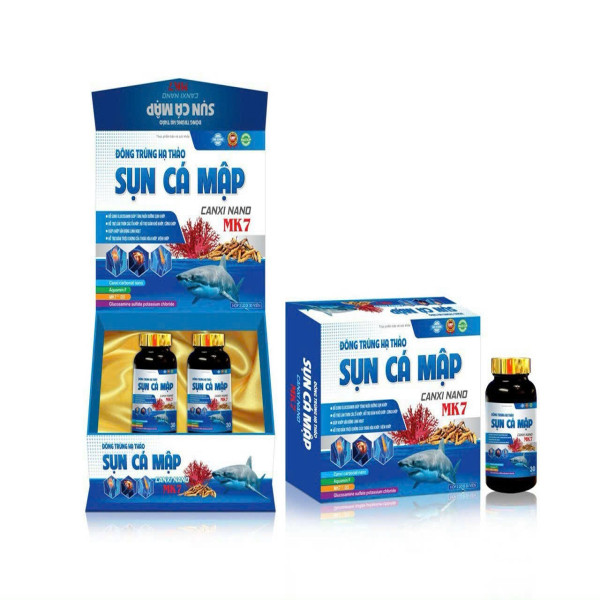 Đông Trùng Sụn Cá Mập _Chữ To, Gỗ (H2Lọ X 30V)