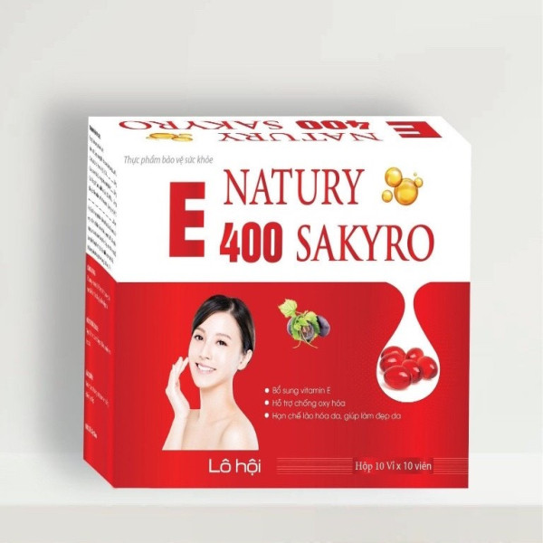 E 400 Natury Sakyro _Đỏ (H/10 Vỉ X 10V) Mẫu 1