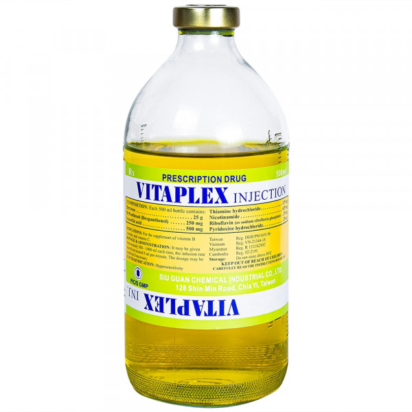 Vitaplex Injection Siu Guan Chemical (C/500Ml)