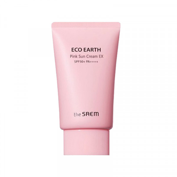 Eco Earth Pink Sun Cream 50+ (T50Ml) kem chống nắng