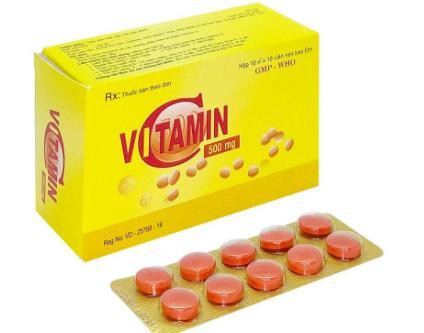 Vitamin C Vỉ 500Mg Quảng Bình (H/100V)