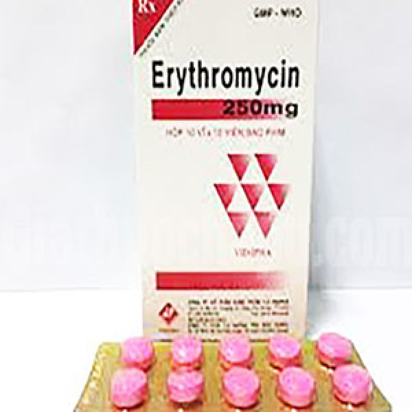 Erythromycin 250Mg Viên _ Vdp (H100V)