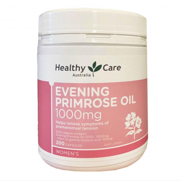 Evening Primrose Oil 1000Mg Tinh Dầu Hoa Anh Thảo Healthy Care (L200V)