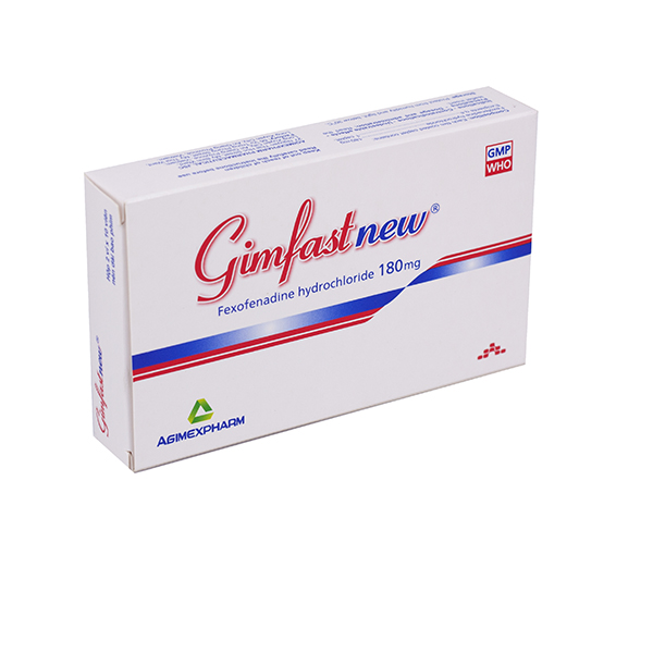 Gimfastnew Fexofenadin 180 Agimexpharm (H20V)