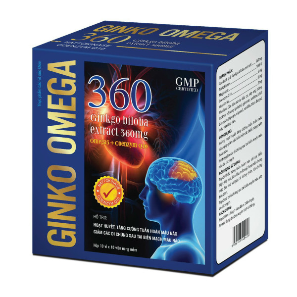 Ginkgo Omega 360 _Ako (Hộp100V)