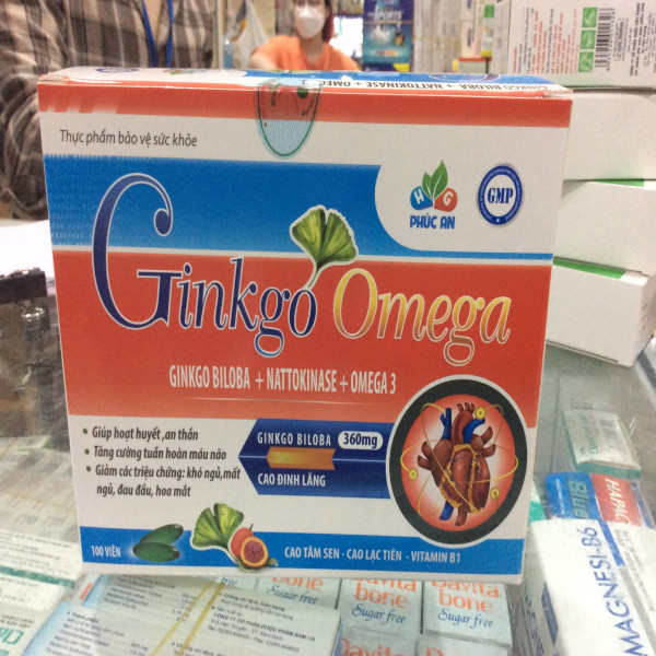 Ginkgo Omega Coenzym Q10 Phúc An (H100v)