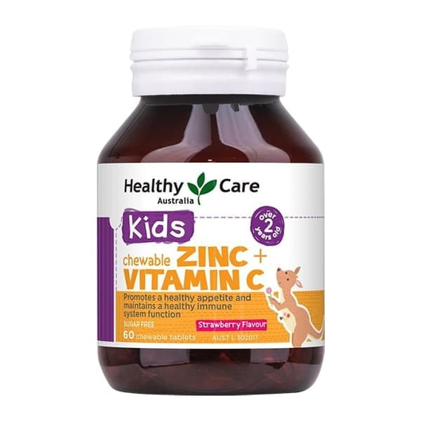 Heathy Care Kids Chewable Zinc + Vitamin C ( L60V)