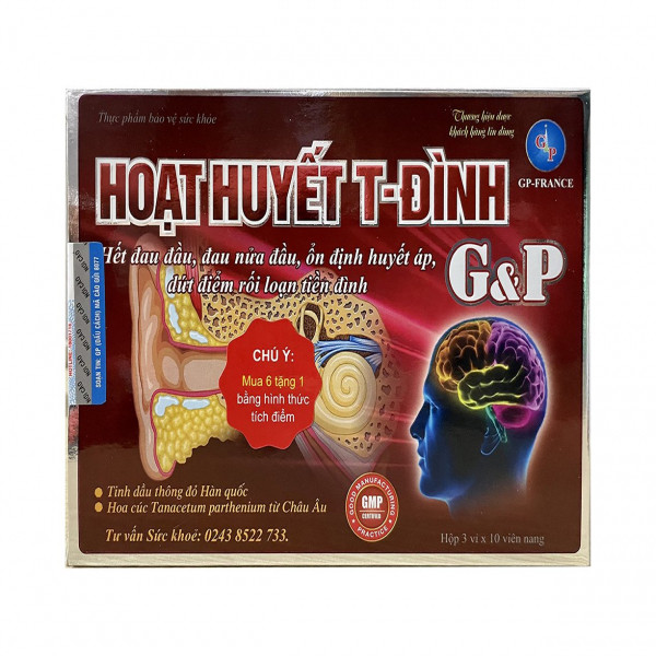 Hoạt Huyết T-Đình G&P (H30V) Đỏ